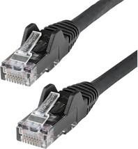  7ft CAT6 Ethernet Cable Black CAT 6 Gigabit Ethernet Wire 650MHz 10 - £18.57 GBP