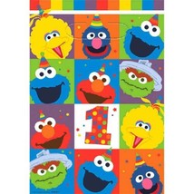 Elmo Turns One 8 Ct Favor Loot Bags 1st Birthday Party - $3.95