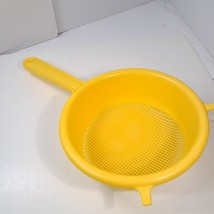 Vintage Action Ind Inc Yellow Plastic Colander Strainer Handle Cheswick, PA - $25.00