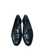 San Remo Dress Shoes Used Mens 10.5 D (79 Italian) Black Leather Tassel ... - £18.50 GBP