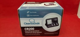 Clear Sounds CR200 ClearRing Amplified Telephone Ring Signaler ClearSounds - £11.63 GBP