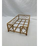 Gold Colored Trinket Basket Tray 9&quot; X 5&quot; X 2 3/4&quot; - €15,40 EUR