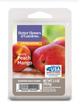 Better Homes and Gardens Scented Wax Cubes, White Peach Mango, 2.5 Oz - $3.99