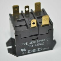 Certified Open Box

NEW DEC JEU Relay TYPE JEU120VAC-L  /  15A 240VAC - $17.82