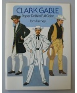 Vintage 1986 CLARK GABLE Uncut Paper Dolls Book, by Tom Tierney - $8.00