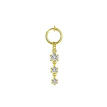 Heart Fake Belly Button Ring Fake Belly Piercing Butterfly Clip On Umbilical Nav - £9.43 GBP