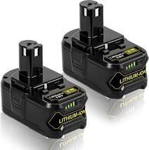 2 Pack 6.0Ah 18V P108 Battery Compatible With Ryobi 18V Battery One+ Lithium - $68.99