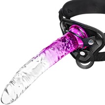 Wearable Set: 12.2&quot; Realistic Giant Dildo With Adjustable Strap-On Harness - Gia - £27.40 GBP