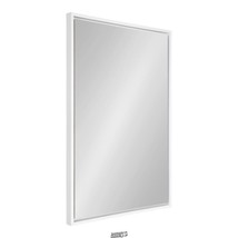 Medium Rectangle White Modern Mirror (36 in. H x 24 in. W) Kate and Laurel - £56.28 GBP