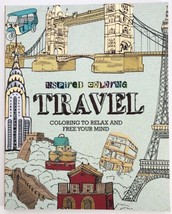Lot of 2 Coloring Books Inspired Coloring Patterns + Travel Adult Teen Kids - $19.66