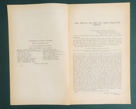 1924 Antique Us Gov Hearings Pima San Carlos Irrigation History Native American - £33.63 GBP
