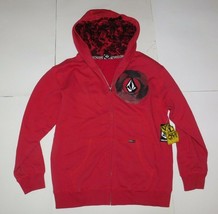 Volcom Red Dot Splat Basic Youth Boys Hoodie Size Small Brand New - £22.02 GBP