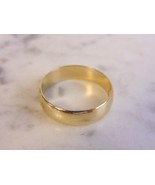 Mens Vintage Estate 14k Yellow Gold Wedding Band Ring 5.4g #E4156 - £374.45 GBP