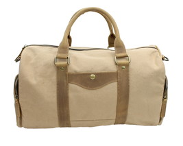 Vagarant Traveler Classic Small Canvas Carry On Duffle Bag CD01. Khaki - £61.63 GBP