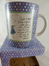 Mary Phillips Mug Give A Man A Fish ..The Entire Weekend 8 oz 2004 New in Box - £7.05 GBP