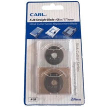 Carl K-28 Straight Blades 2 in Package Disk Cutter Series Replacement 28... - $14.50
