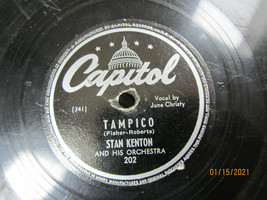 10&quot; 78 rpm RECORD CAPITOL 202 STAN KENTON TAMPICO / SOUTHERN SCANDAL - £7.96 GBP