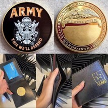 United States Army This We Will Defend With Credential coin holder wallet - $49.45