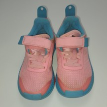 Adidas Lego Toddler Girls Size 11 Pink Strap Sneakers Shoes GX7613 - £21.67 GBP