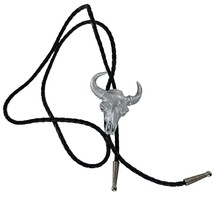 Breyer Spokes And Spurs Dinner Giveaway Bolo Tie Silver And Black - £69.62 GBP