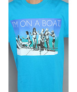 T.I.T.S. TWO IN THE SHIRT On A Boat Aqua Blue MENS 3xl GRAPHIC TEE NWT S... - £26.17 GBP