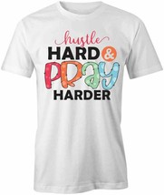 Hustle Hard T Shirt Tee Short-Sleeved Cotton Clothing Quote S1WCA126 - £16.53 GBP+
