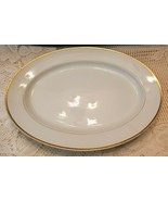 NORITAKE RC NIPPON OVAL PLATTER WITH GOLD TRIM 14&quot; - £36.95 GBP