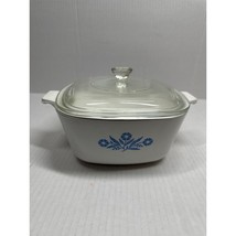 Vintage Corningware Blue Cornflower 1-3/4 Quart Casserole With Lid Pyroc... - $512.82 MXN
