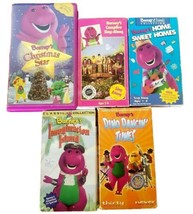 Barney VHS Lot of 6 1992-04 Colorful World Campfire SingAlong Imaginatio... - £29.97 GBP