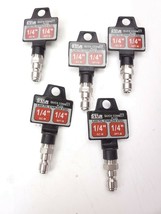 5 Pack Lot North Star Quick Connect Plug 43276 1/4&quot; 5000 PSI Stainless S... - $19.75