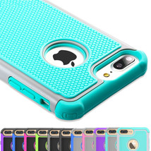 For iPhone 5 SE 6 6S 8 7 Plus Phone Case Hybrid Shockproof Armor Hard Cover - £9.38 GBP+