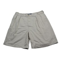 Polo Ralph Lauren Shorts Mens 36 Beige Pleated Mid Rise Chino Tyler Short - £20.15 GBP