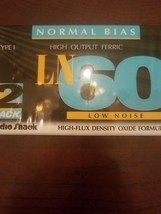New Radio Shack Normal Bias Ln 60 High Flux Density Cassette 2 Pack Low Noise - £23.12 GBP