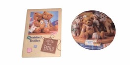Cherished Teddies Vintage Pins &amp; Buttons Set Of 2 1990’s - £6.49 GBP