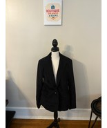 London Jean Jacket Women&#39;s Size 12 CORDUROY Chino Stretch Blazer  Black ... - $29.17 CAD