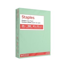 Pastel Colored Copy Paper 8 1/2&quot; X 11&quot; Green 500/Ream - £22.67 GBP