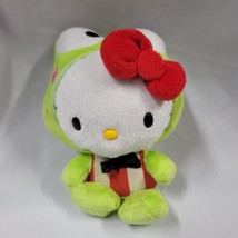 Hello Kitty in Keroppi Frog Costume 6&quot; Plush Jakks Pacific Stuffed Toy Doll - £31.54 GBP