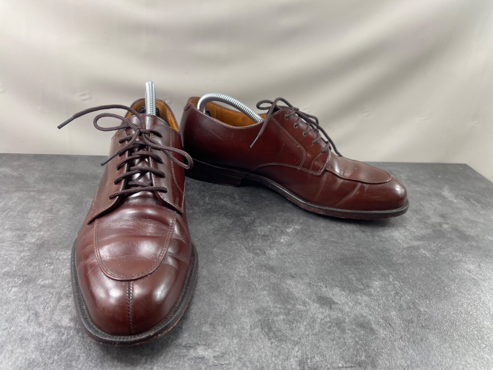 Cole Haan Oxford Men 8.5 D Calhoun Shoes Brown Leather Split Toe Dress D... - $34.47