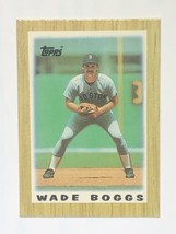 Wade Boggs 1987 Topps Mini #41 Boston Red Sox League Leaders Baseball Card - £0.78 GBP