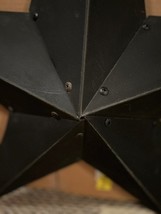 36 inch Black metal wall Star - SALE image 4
