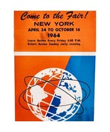 New York World&#39;s Fair 1964 Advertisement Promo Brochure Pamphlet Unisphe... - $54.58 CAD