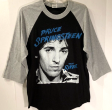 Bruce Springsteen E Street River Tour 2016 Shaka Black Baseball Style T-Shirt M - £63.88 GBP