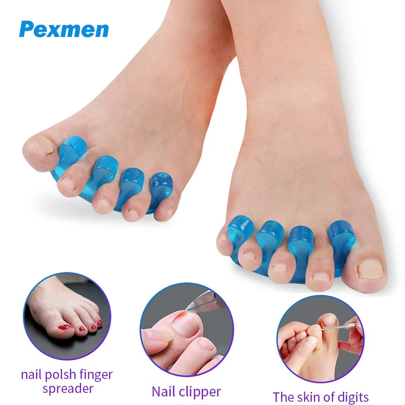 Pexmen 2Pcs Toe Separator for Nail Polish Pedicure Toe Spacers of Toenai... - $16.97+