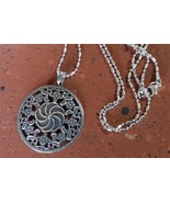 Eternity Sign Filigree Sterling Silver Pendant, Armenian Jewelry - $1,237.56 MXN