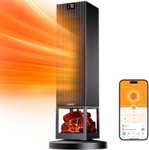 Goveelife Smart Space Heater Max: Safe Electric Heater For Bedroom,, Hour Timer. - £142.57 GBP