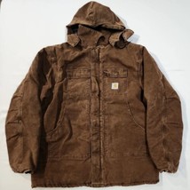 Carhartt Dark Brown Sandstone Traditional Artic Quilt Lined Jacket - 2XL Tall - £68.40 GBP