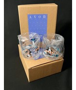 Avon Penguin Party Tumblers - Set of 4 New in Original Box NOS - $20.00