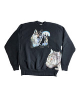Vintage Leinie Lodge Member Wrap Around Wolf Shirt Big Print Leinenkugel... - $169.65 CAD
