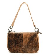 Montana West Genuine Leather and Cowhide Clutch Crossbody Purse Handbag ... - $44.99