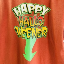 Funny Halloween Shirt Happy Halloweener Adult Large NEW Custom Orders Po... - £11.21 GBP